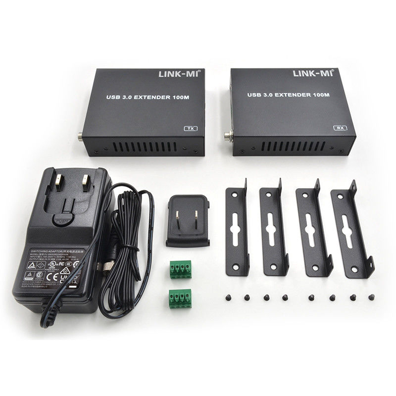 AC 100-240V 50/60Hz Input USB 3.0 Extender ความเร็วและความมั่นคง 100m