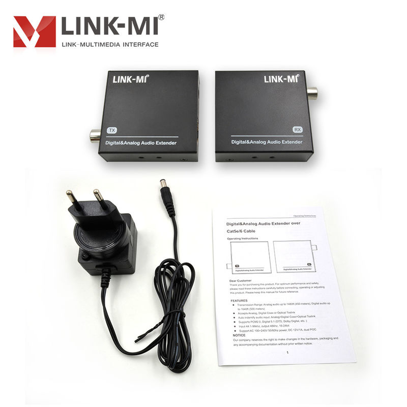 500M Audio Extender HDMI Audio Decoder พร้อม HDCP 2.3 1.x และอัตราการเก็บตัวอย่าง 192KHz